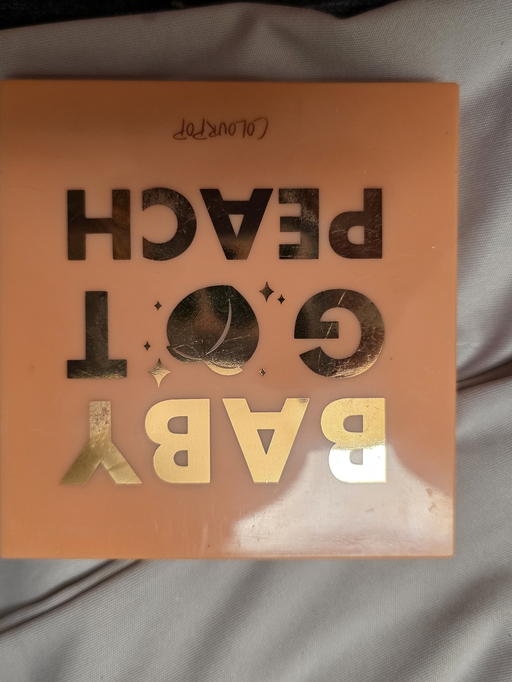 ColourPop Baby Got Peach Palette — Peach & Gold Compact